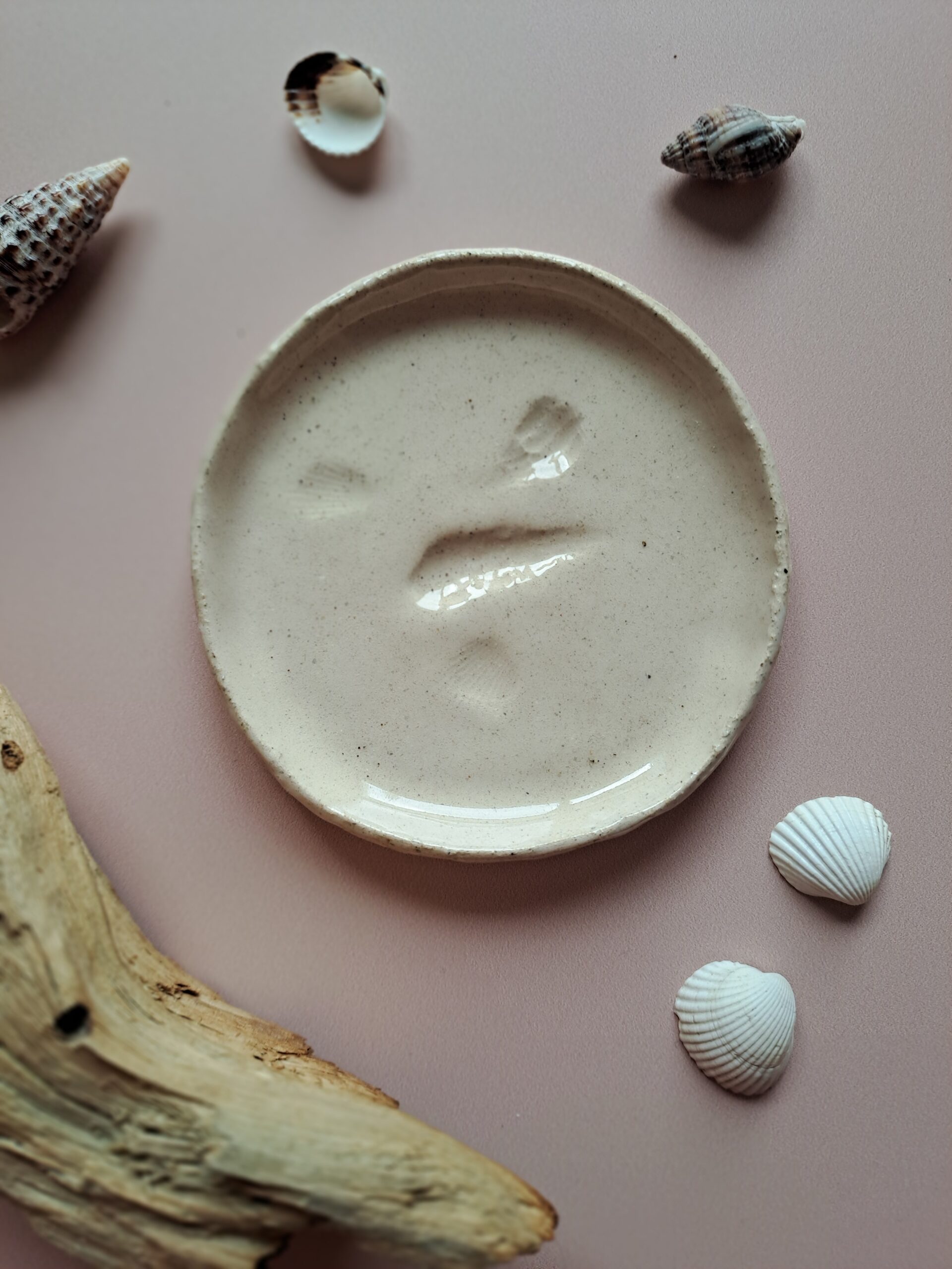 Coupelle coquillage en céramique artisanale