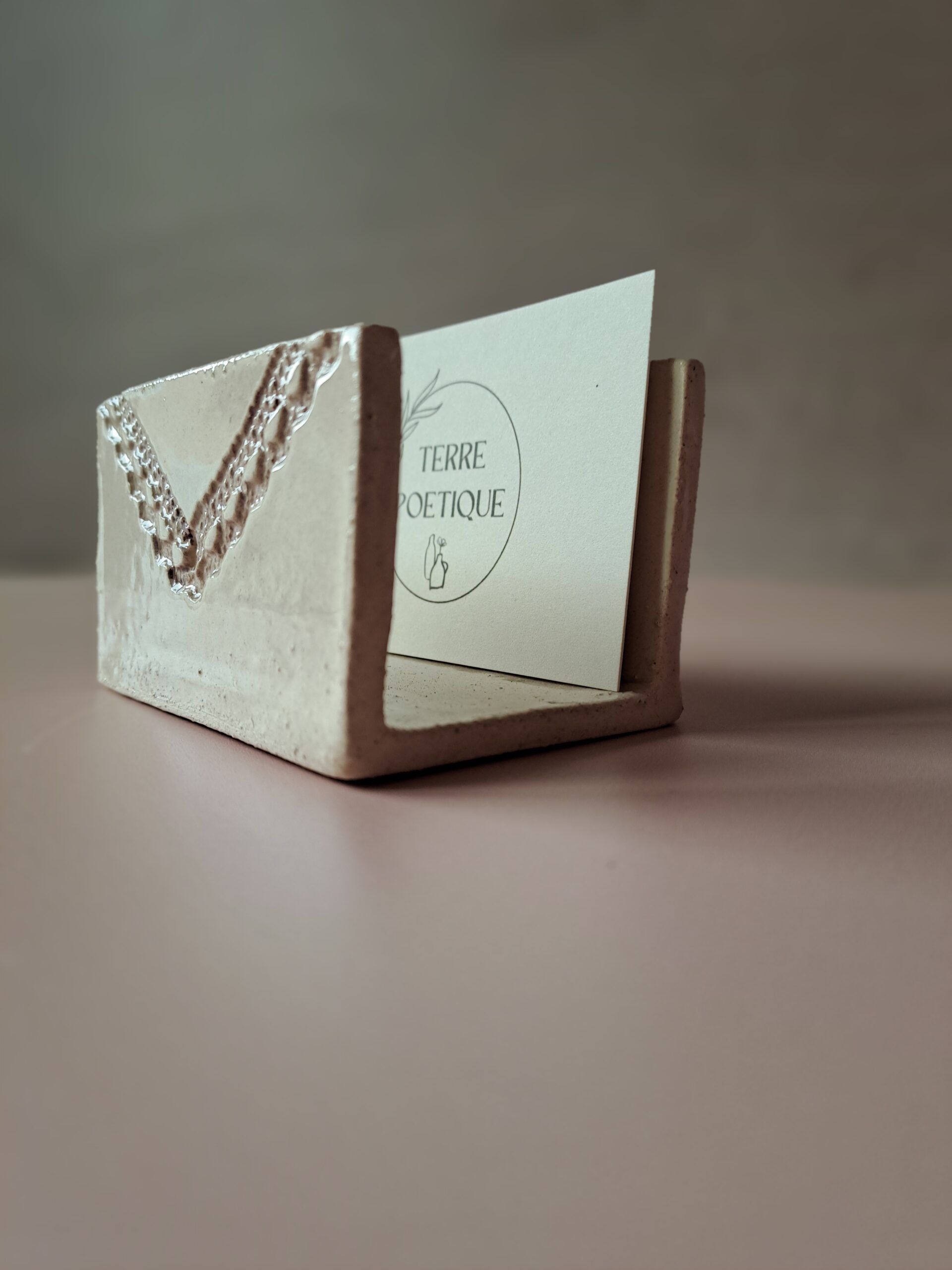 Porte-cartes de visite en céramique – Image 5