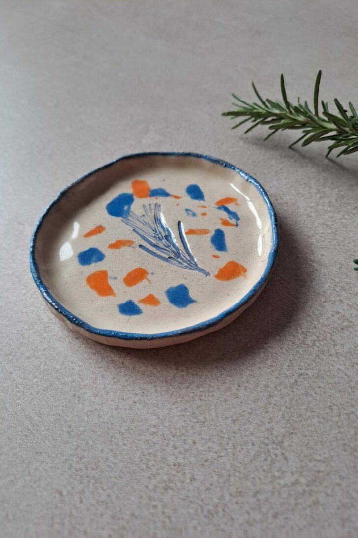 Coupelle romarin céramique artisanale