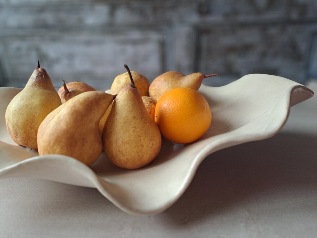 Coupe à fruits en céramique artisanale - XL