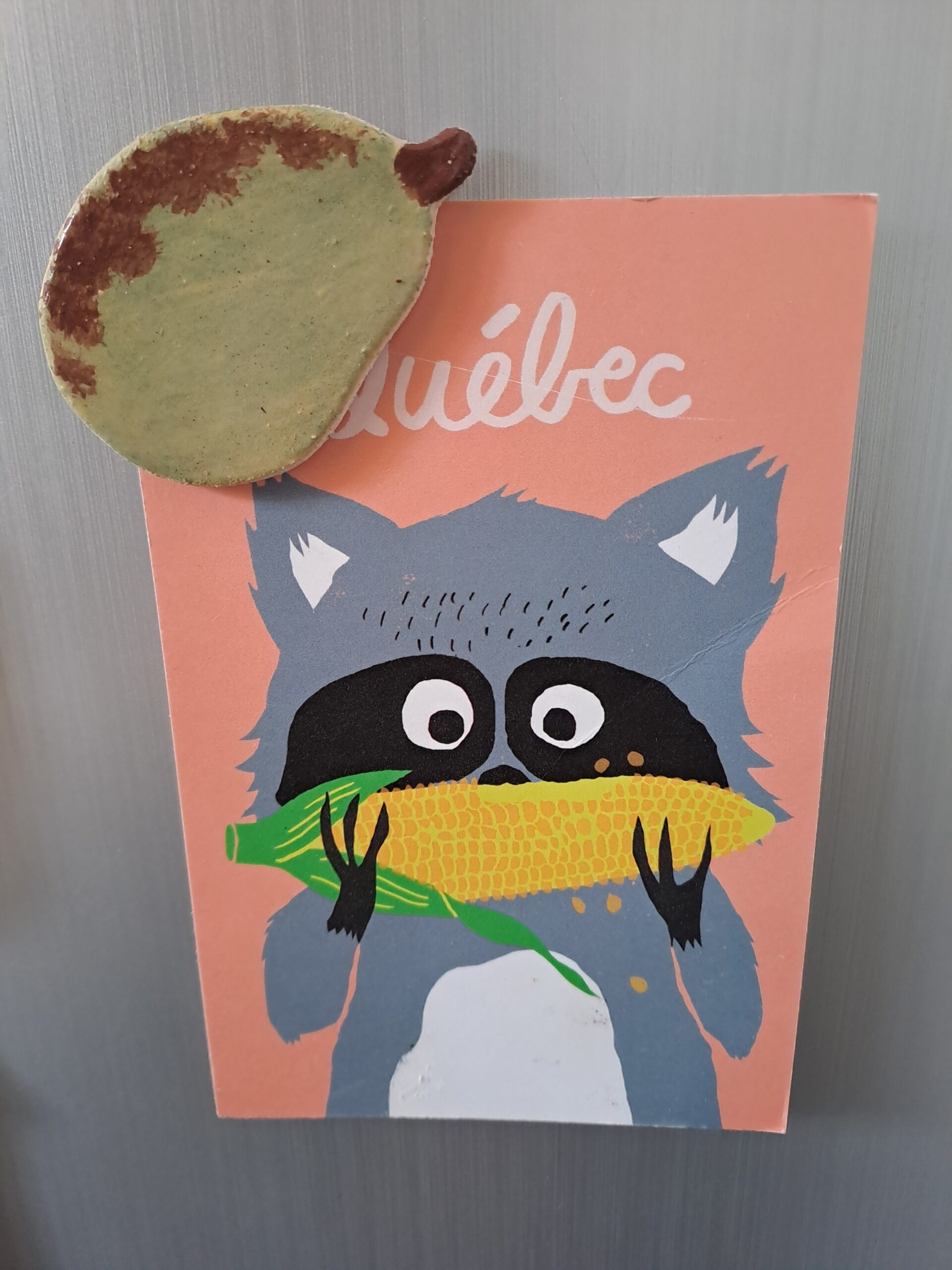 Magnet frigo poire - céramique artisanale – Image 2