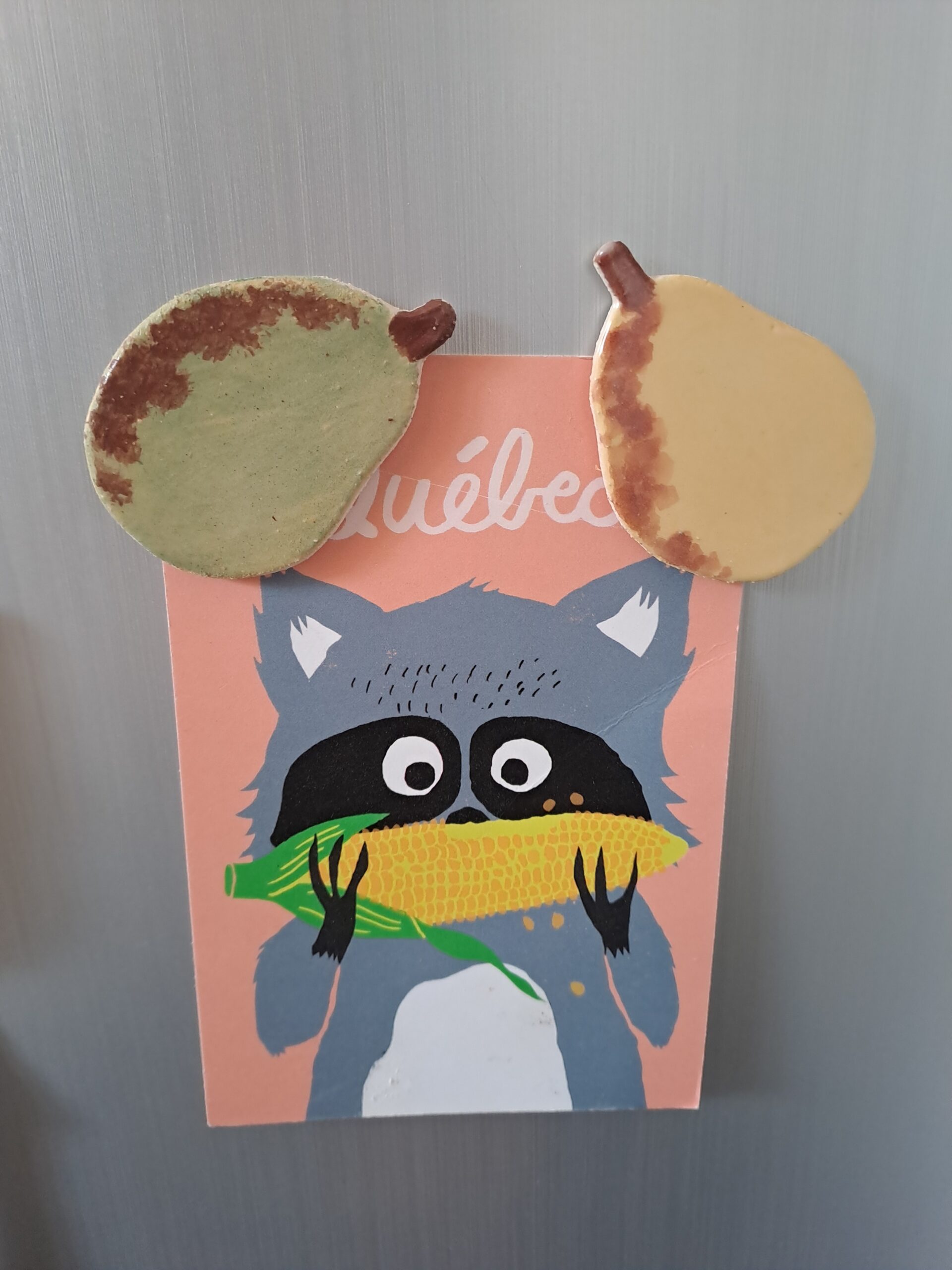 Magnet frigo poire - céramique artisanale – Image 4