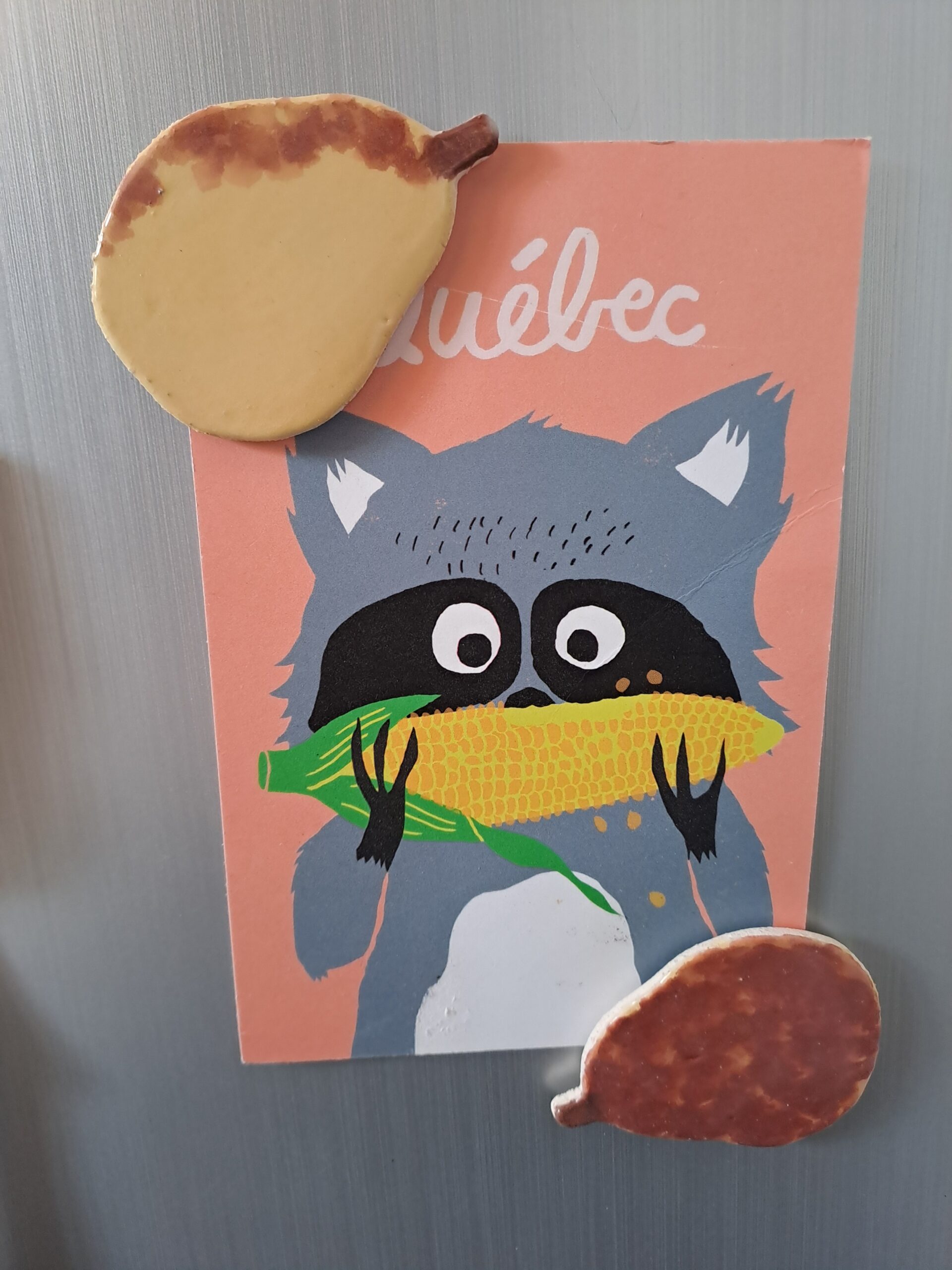 Magnet frigo poire - céramique artisanale