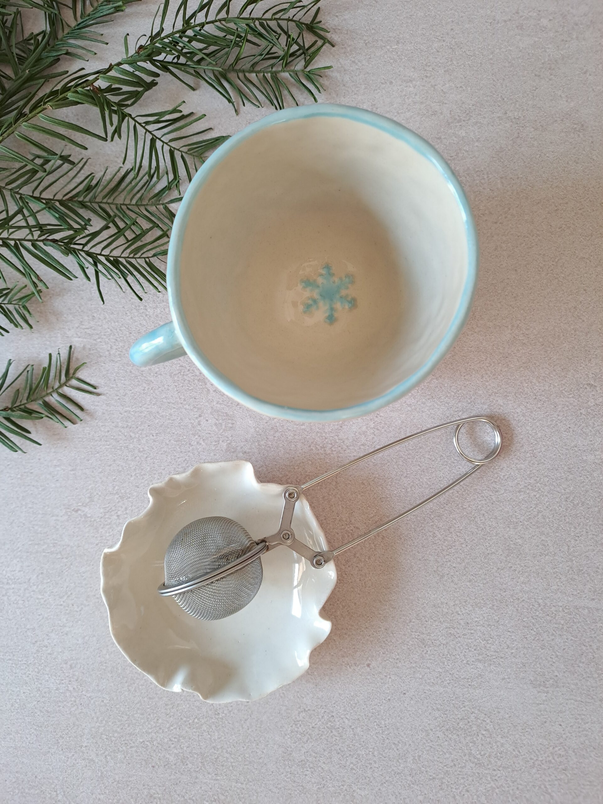 Mug Flocons d’Hiver – Pièce unique – Image 3