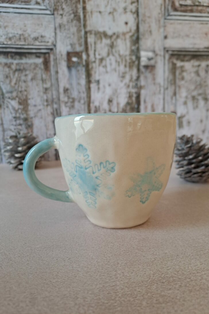 Mug Flocons d’Hiver – Pièce unique