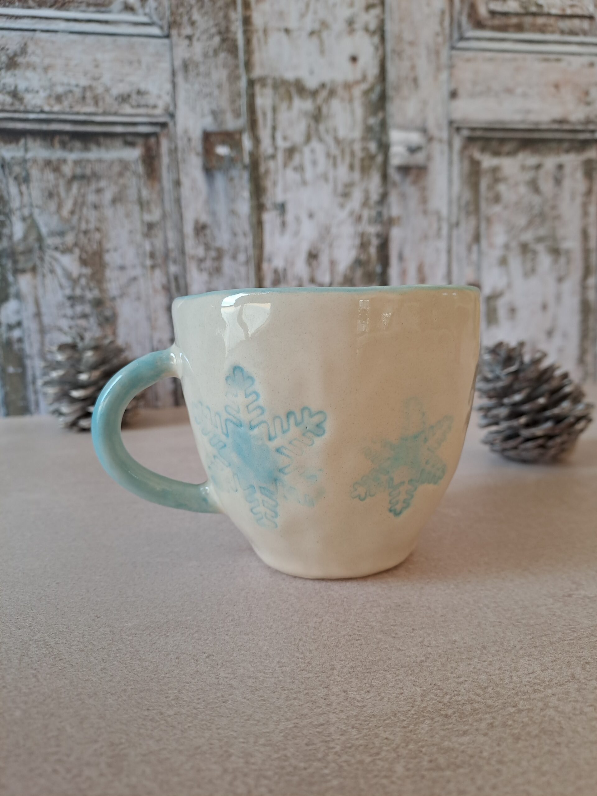 Mug Flocons d’Hiver – Pièce unique