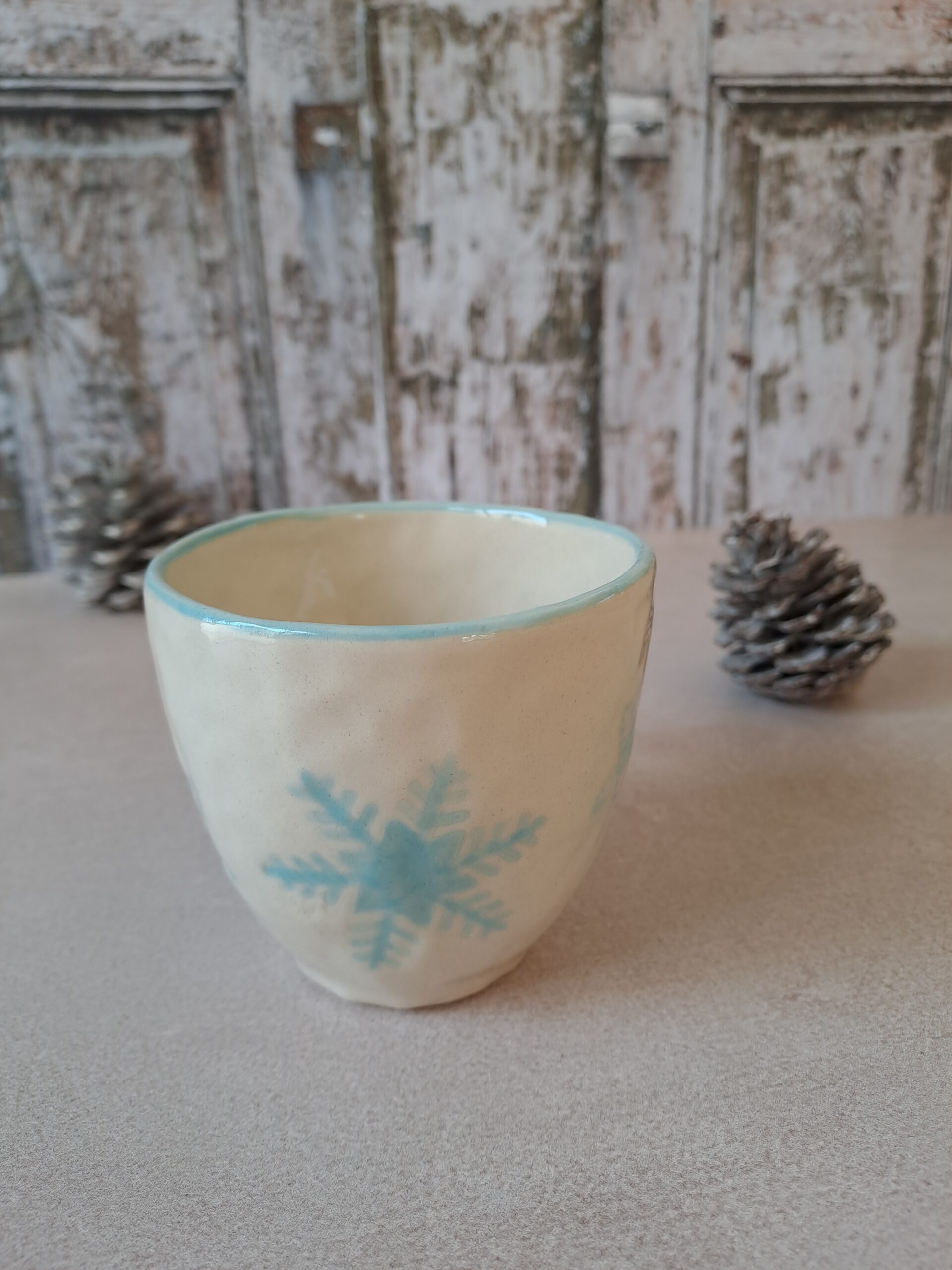 Mug Flocons d’Hiver – Pièce unique – Image 2