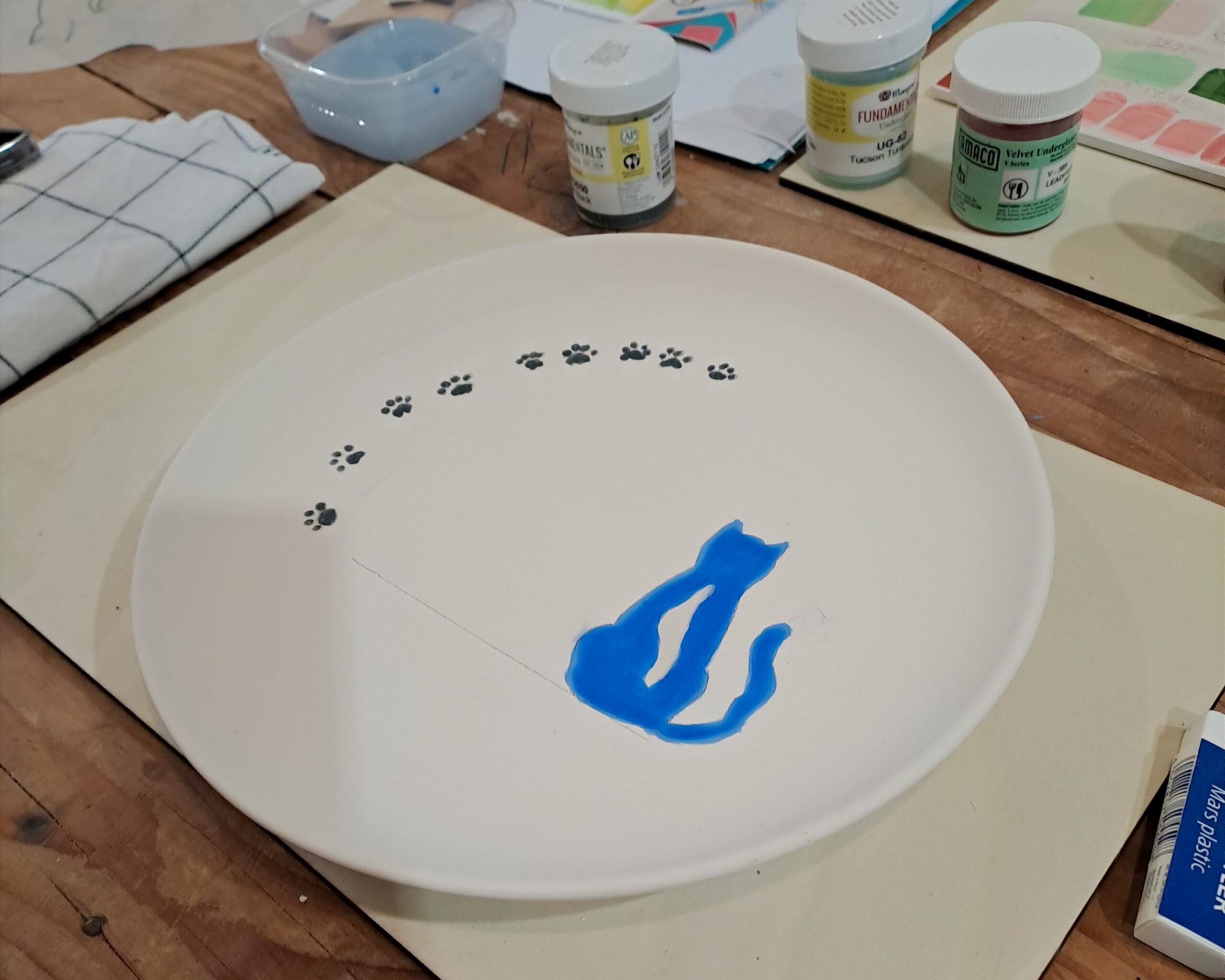 Réservation groupe – Atelier de peinture sur céramique - Chasselay – Image 3