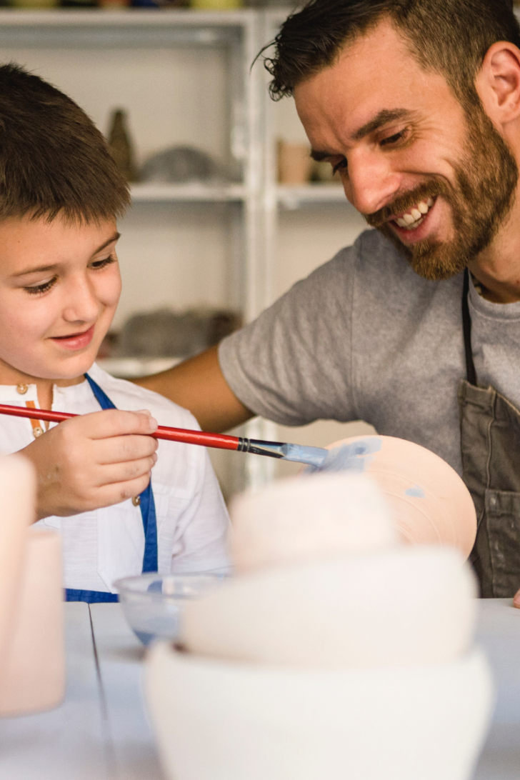 Atelier de peinture sur céramique - Neuville - Duo parent/enfant (ou grand-parent/enfant) | Jeudi 05/03/26 - 10h-11h30