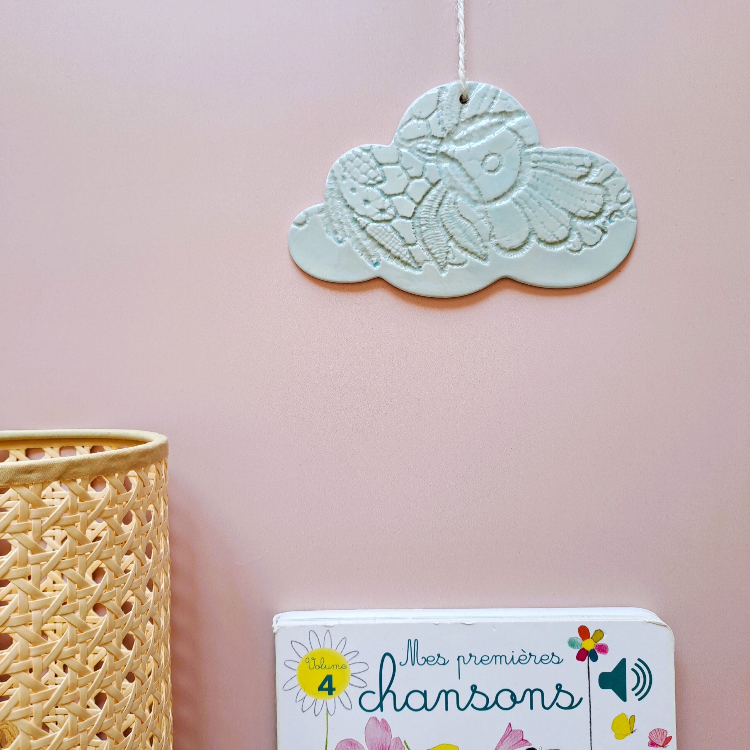 Suspension murale Nuage dentelle en céramique – Image 6